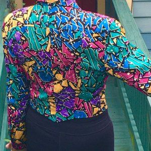 Karl Lagerfeld  Rare Vintage Women's Shirt Tuxedo sz 8-10